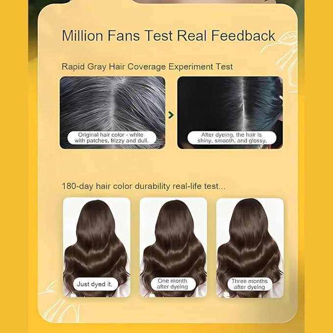 Long Lasting Natural Hair Dye Shampoo - 2